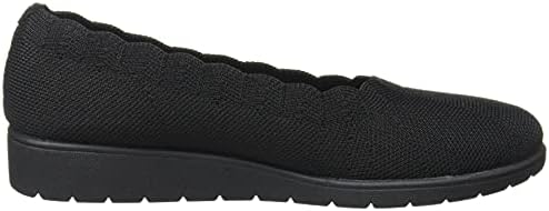 Skechers Modern Comfort Women's womens Cleo Flex Wedge - Spellbound Ballet Flat, Black/Black, 7 US | Image 5