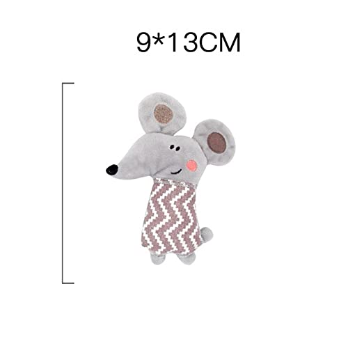 Minlia Cute Plush Cat Toy Crocodile Pet Toy Chew Toys Teaser Cat Crinkle Toys Catnip Pillows Indoor Entertaining Toys(Mouse) #TOP1