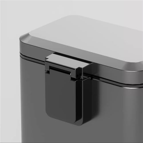Caneca de basura con tapa cierre suave acero inoxidable 30L miniatura 4