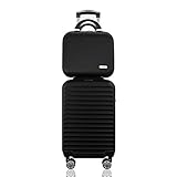 Kit Mala de Bordo mais Frasqueira Rígida ABS - Gladiador B1 (Preto)