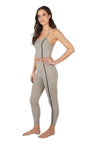Yogalicious Womens 2 Piece Lux Xandra Cropped Bra Tank and Lux Danica Ankle Legging2