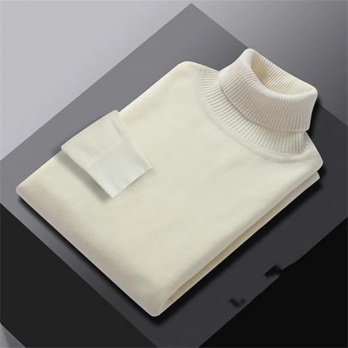 Ownwfeat Men Casual Turtleneck Sweater Pullovers3