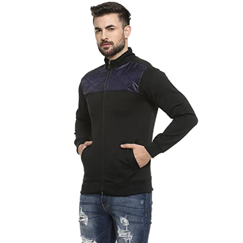 Image of Campus Sutra Cotton Blend Men Standard Length Jacket