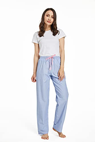 Image of CYZ Women's 100% Cotton Woven Poplin Sleep Pajama Pants