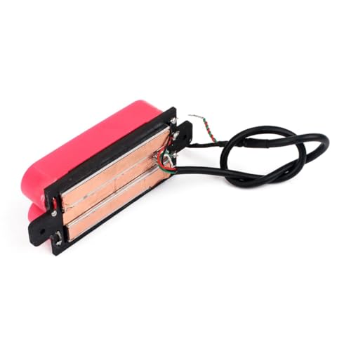 Micro manche double bobinage hot rail YARNOW rouge alnico guitare - 4