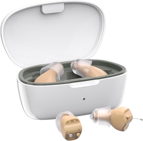 Hearing Aids for Seniors, Hearing Aid Rechargeable for Hearing Loss,...