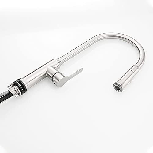 Robinet mitigeur d'évier intelligent avec double sortie d'eau