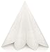 GRUBly® Servietten Hochzeit Weiss | Stoffähnlich [50 Stück] | Hochwertige Hochzeitsservietten, Weisse Tischdekoration für Geburtstag, Feiern, Weihnachten | 40x40cm | AIRLAID QUALITÄT