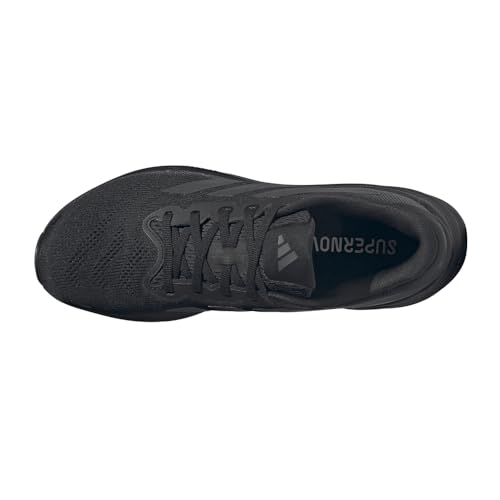 Image of Adidas, Mens, Supernova Rise 2 Running Shoes, Black /Carbon /Carbon, 6.5, D - Medium