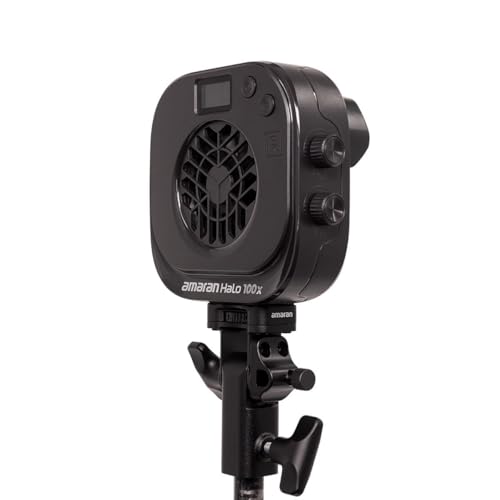 Image of Amaran Halo 100x Bi-Color COB LED Monolight, 100W Continuous Output, 2700K-6500K, 4,890 Lux @ 1m, USB-C PD & DC, NFC App Control, Bowens Mount for Studio Photography, Livestreaming & Video Production