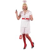 Fun Shack Kostüm Krankenschwester für Herren, Lustig für Fasching und Karneval, Travestie Verkleidung, M