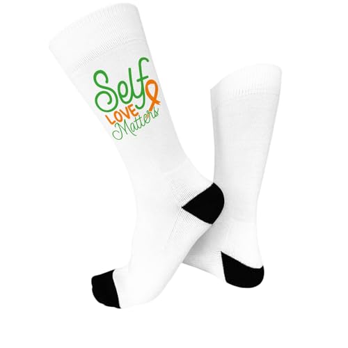 self-love matters half calf sock for son2