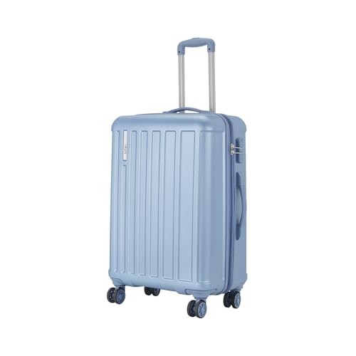 Image of Safari Aqua 56cm 4W Pearl Blue Trolley Bag with Dual Wheels