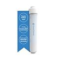 Clearly Filtered Inline Water Filter – Plastic/Vinyl/Copper ¼” Fitting | Targets 232+ Contaminants Including PFAS, Lead & Fluoride | Universal ¼” Inline Filter for Refrigerator Water Lines