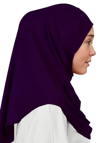 Lina & Lily Modal Jersey Muslim Amira Instant Hijab Scarf One Piece Ready-To-Wear2