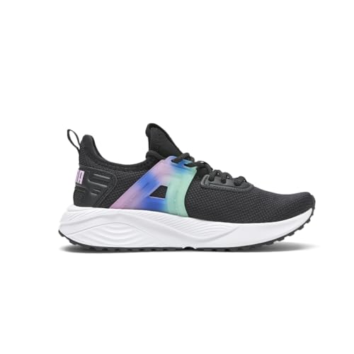 Image of Puma Unisex-Child, Pacer 23, Puma Black-Royal Sapphire-Mint-Lilac Chiffon, Big Kid 6
