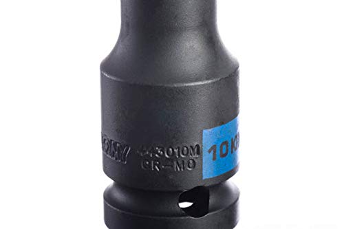 Soq Estriado Impacto Extra Longo 10Mm -1/2, Kingtony Br, 443010M