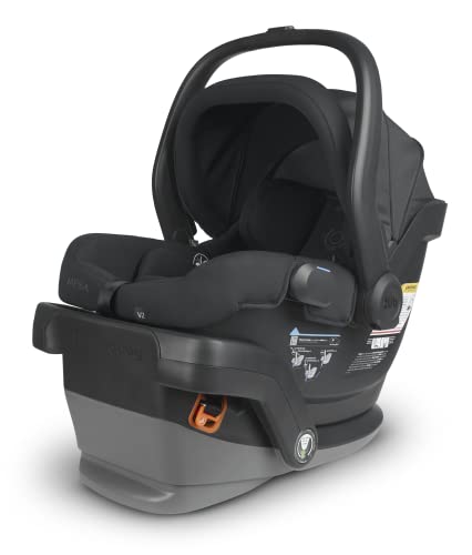 Vista V2 Stroller - Gwen (Green Melange/Carbon/Saddle Leather) + Mesa V2 Infant Car Seat - Jake (Charcoal) #TOP4