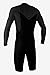 O Neill Hyperfreak 2mm Chest Zip LS Springsuit A00-22-Black-Black LS
