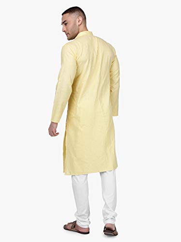 Image of Rajubhai Hargovindas Men's Premium Cotton Solid Kurta