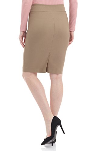 Rekucci Women's Ease into Comfort Fit Perfect Midi Pencil Skirt3
