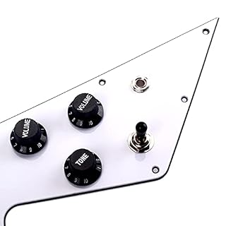 Alnicov Plaque filaire Pickguard précâblée chargée 3 plis pour guitare,compatible avec la guitare de style Gibson Flying… - Les Beatles, Paul McCartney, John Lennon, RIngo Starr, George Harrison Alnicov Plaque filaire Pickguard précâblée chargée 3 plis pour guitare,compatible avec la guitare de style Gibson Flying… – Image 5