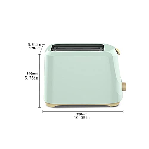 YAYA2021-SHOP Brotbackautomat Toaster 2 Slice-Toaster 6 Arten von Getriebekontrolle, Waffeln, Kleiner Retro-gleichmäßig… – Bild 3