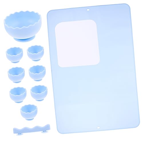 NUOBESTY 1 Conjunto tapete de desenho de silicone jogo americano para criança artes e ofícios infant