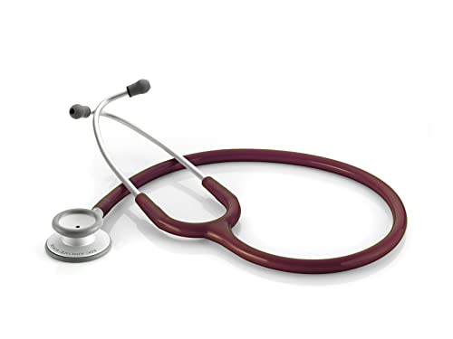 ADC Adscope Lite 619 Ultra Lightweight Clinician Stethoscope with Tuneable AFD Technology, 31 inch Length, Burgundy by ADC - Image 3