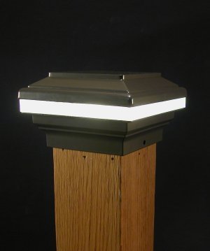 Aurora Saturn Anello 5" LED Deck Light, Bronze Color - FLA7045