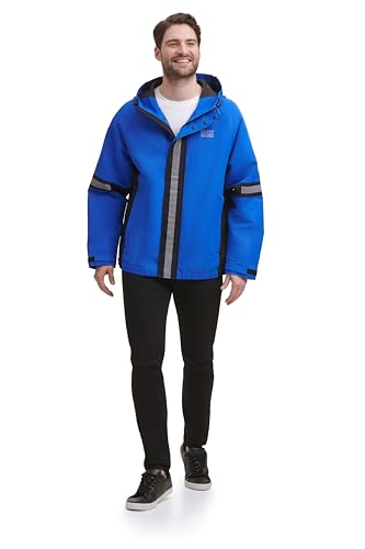 Image of DKNY mens Dkny Men's Taslan Performance Hoody With Reflective Detail