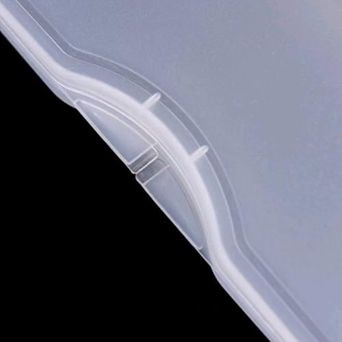 Étui pour lunettes à clipser en coque rigide transparente et fine