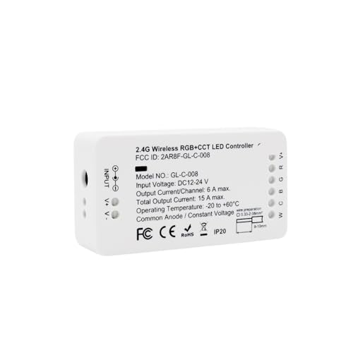 Contrôleur LED Zigbee commande vocale pour ruban RGBCCT compatible SmartThings