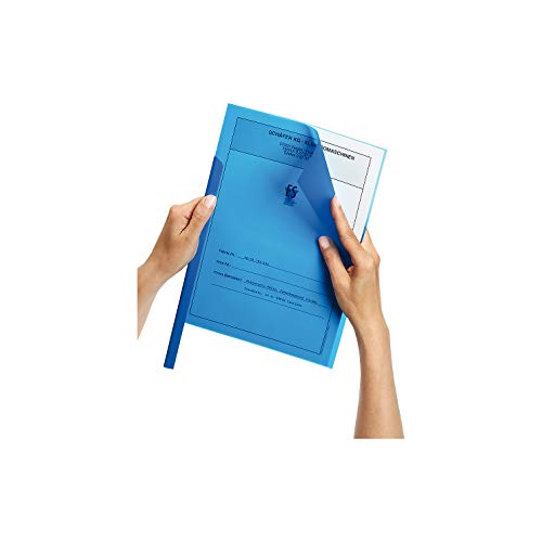 Preisvergleich Produktbild Klemmschienenhüllen, blau, 220 my, 50 Stück