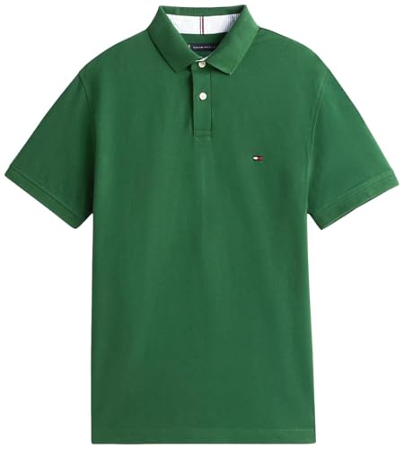 Image of Tommy Hilfiger Men's Short Sleeve Cotton Pique Polo Shirt in Regular Fit 2024 Collection
