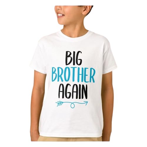 GenericBig Brother Again Statement Printed T-shirt for Boys