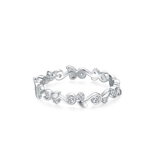 Bague en argent femme 925 de prestige ornée d'oxydes de zirconium éclatants