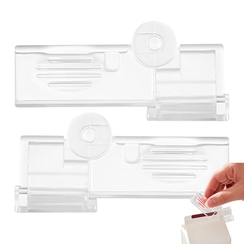 Baoqifong Clip Para Cartones De Leche - Clips De Sellado De Leche Con Hermeticidad Juego De 2 Unidades | Sellador Reutilizable para Líquidos en Alimentos, Bolsas, Café, Despensa, Refrigerador