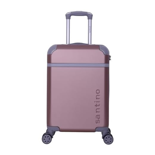 SANTINO, Mala de Viagem Long Beach Santino - ASDV601P Cor: Rosa Dourada