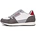 Nautica Kids Boys Casual Lace-Up Fashion Sneakers Oxford Comfortable Walking Shoe-Trizzo Youth-Grey Red Size-3