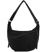 TIAASTAP Halve maan schoudertas nylon grote crossbody bag