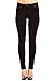 Womens LABIJOU French Terry Basic Jegging Skinny Pants 511S (Large, Black)