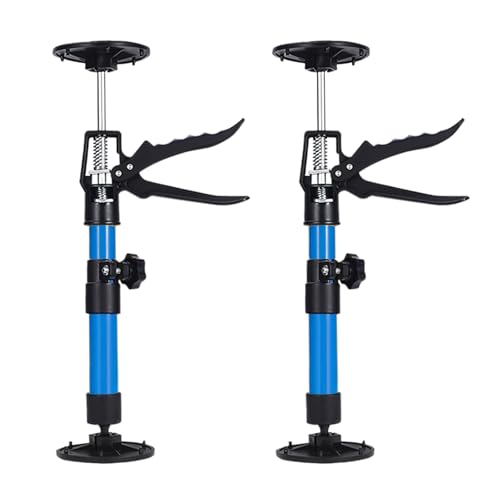 VOSSOT 2 supporti da soffitto per montaggio con una sola mano, supporto telescopico, antiscivolo, con una sola mano, per telai ruotati a 360 gradi, 30 – 59 cm, portata fino a 40 kg