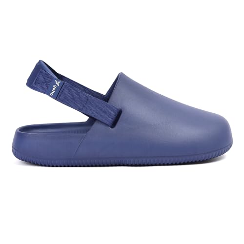 Image of YOHO Glide Clog Sandals for Men | Mule Shape Clogs with Adjustable Straps | Lightweight & Waterproof Cushioned Footwear for Everyday Use