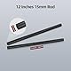 Nitze 15mm Carbon Fiber Rods 30 cm, 15mm Kamera Carbon Fiber Kohlefaser Stangen mit M11 Innengewinde (2 Stck.) - RCF15-300