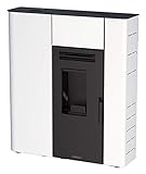 ESTUFA DE PELLET BOREAL 12 KW SLIM MARFIL