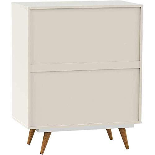 Cômoda Retrô Plus 4 GV Branco Acetinado