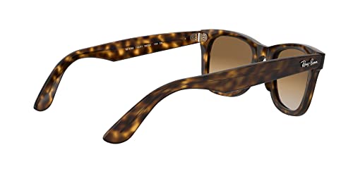 Ray-Ban Unisex Rb4340 Wayfarer Ease Square Sunglasses, Light Havana/Clear Gradient Brown, 50 mm - image 8