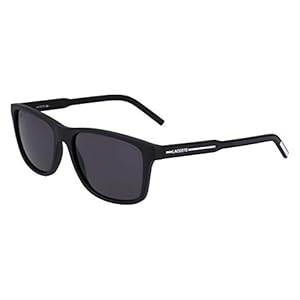 Lacoste L931S-001 Lunettes de Soleil, Matte Black, Taille Unique Mixte