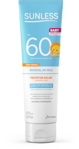 Protetor Solar Sunless Baby Invisível na Pele Fps 60 120g